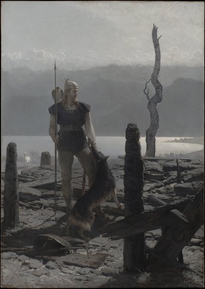 La saga de Frithiof: El regreso de Frithiof, 1880s de August Malmström