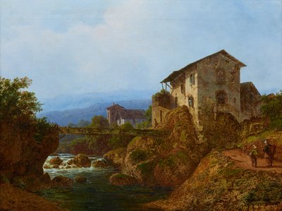 Alte Dorfbrücke de August Piepenhagen
