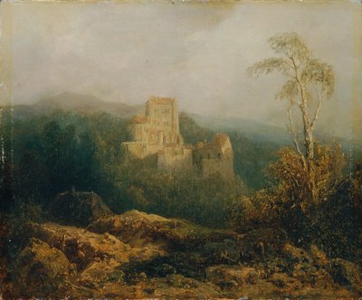 el castillo de la montaña de August Piepenhagen