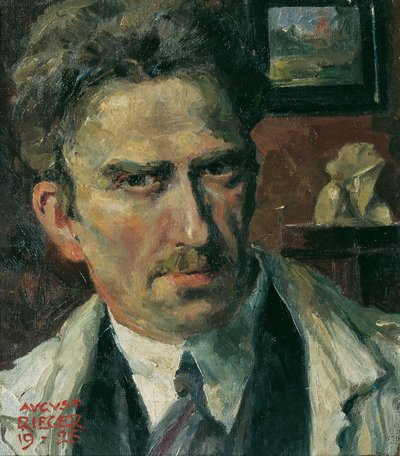 Auto retrato de August Rieger