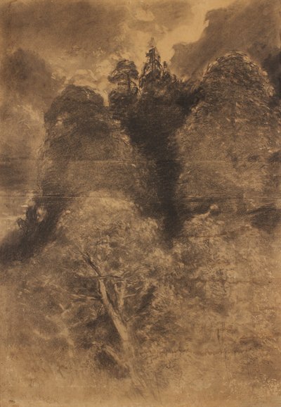estudio de árboles de August Schaeffer von Wienwald