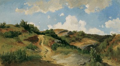 paisaje húngaro de August Schaeffer von Wienwald