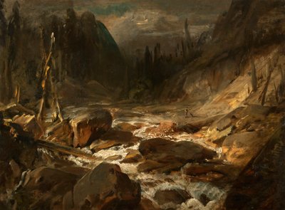 Mühlsturzhorn cerca de Ramsau de August Seidel