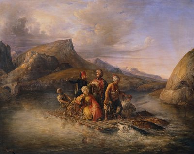 Cruzando el Tigris de August Theodor Schöfft