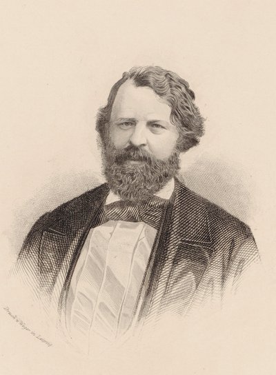 Retrato del violinista y compositor Joseph Joachim 1831-1907 de August Weger