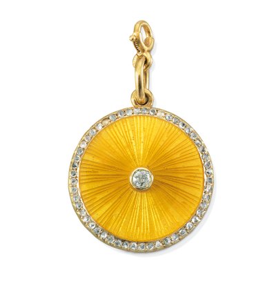 Medallón, por Faberge, San Petersburgo, c.1890 de August Wilhelm Holmström