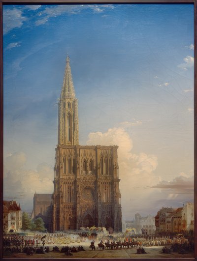 Catedral de Estrasburgo en la Edad Media de August von Bayer