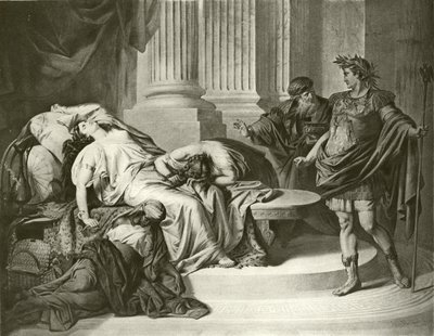 Augusto César y Cleopatra de August von Heckel