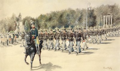 Maly Defilade del Batallón Académico de August von Maly