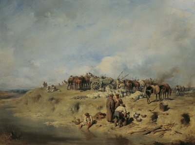 Vivac de soldados rusos de August von Pettenkofen