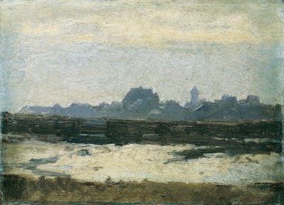 Vista de la ciudad de August von Pettenkofen