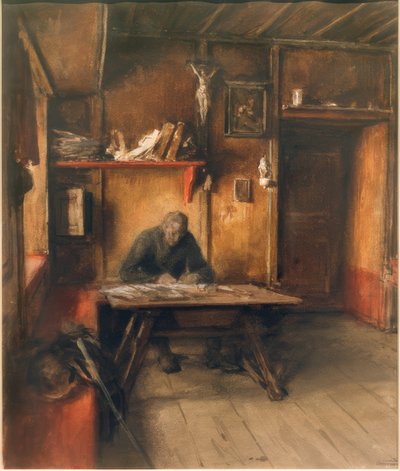 El escribano del pueblo de August von Pettenkofen