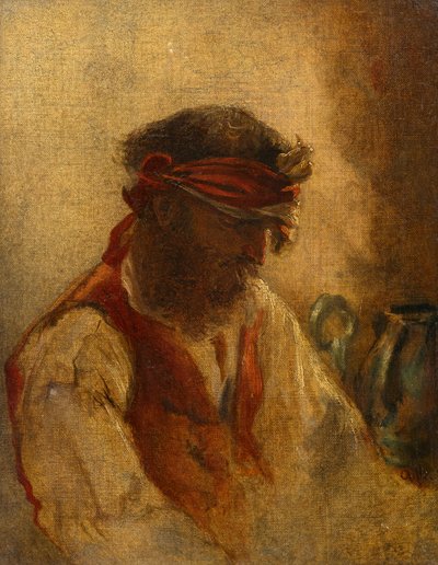 Tirolés herido de August von Pettenkofen