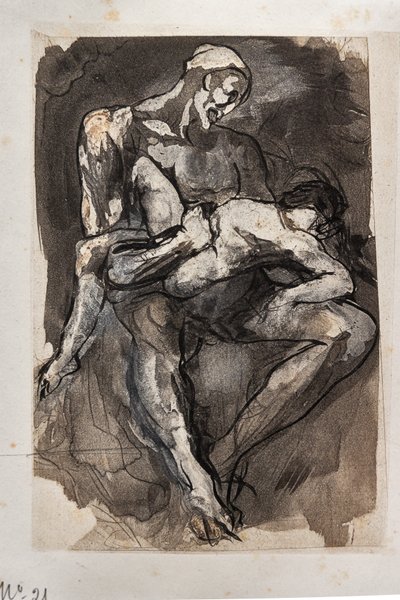 El Conde Ugolino en prisión de Auguste (after) Rodin
