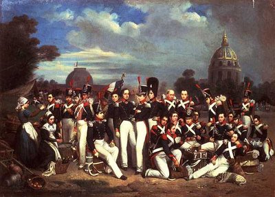 Compañía de la Segunda Legión, en el Campo de Marte de Auguste Antoine Masse