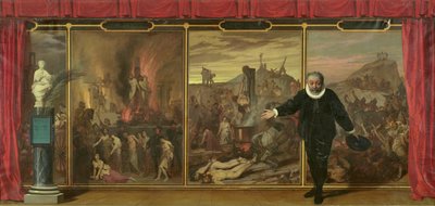 El espectáculo de la locura humana, 1872 de Auguste Barthelemy Glaize