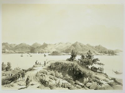 La bahía y la isla de Hong Kong, lámina 4 de 