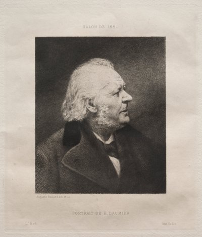 Honoré Daumier, 1881 de Auguste Boulard