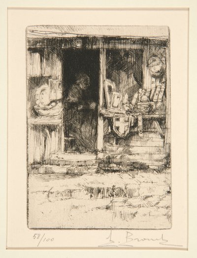 Pequeña tienda de Auguste Brouet