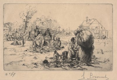 Vendedores de Bric a Brac de Auguste Brouet