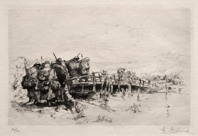 El puente peatonal de Auguste Brouet