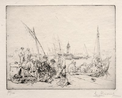 Los reparadores de redes de Auguste Brouet