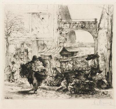 Una mañana en la Avenida de Clichy de Auguste Brouet