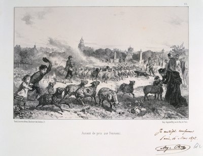 Autant de pris de lennemi, Guerra Franco-Prusiana, 1870 1872 de Auguste Bry