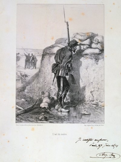 Sitio de París, Guerra Franco-Prusiana, 1870-1871 de Auguste Bry