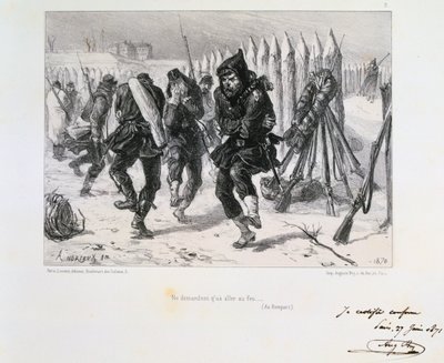 Sitio de París, Guerra Franco-Prusiana, 1870-1871 de Auguste Bry