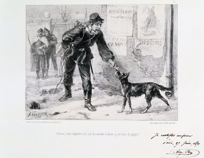 Sitio de París, Guerra Franco-Prusiana, 1871 de Auguste Bry