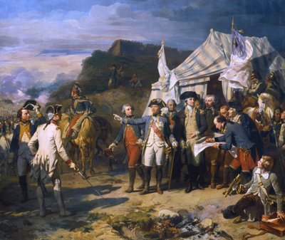 Sitio de Yorktown de Louis Charles Auguste Couder