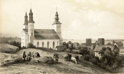 Iglesia de Santa María en Wisby de Auguste Etienne Francois Mayer