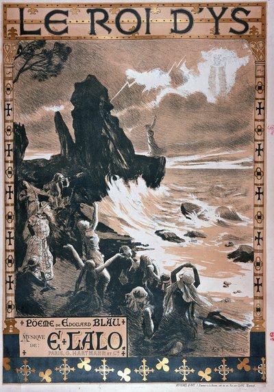 Póster para la ópera Le Roi d