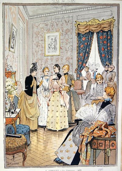 Los Regalos de Boda (1886) de Auguste Francois Gorguet