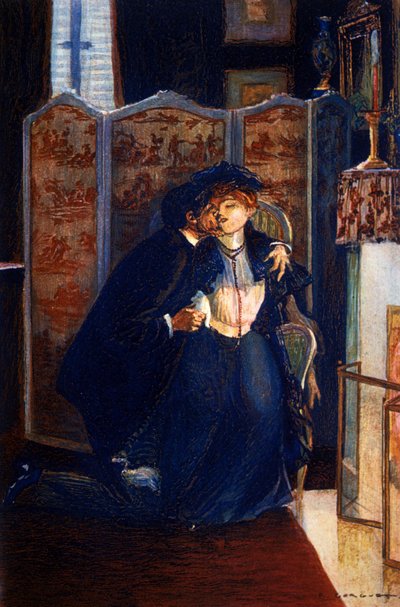 El lirio rojo de Anatole France (1844 - 1924) de Auguste Francois Gorguet