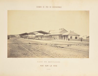 Estación de Montargis, Vista de la vía de Auguste Hippolyte Collard
