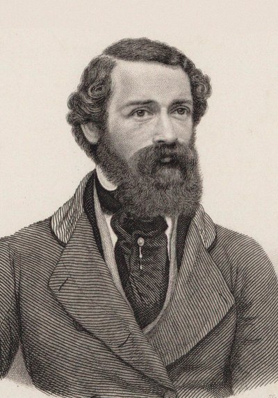 Retrato del Compositor Joseph Netzer 1808-1864, c. 1850 de Auguste Hüssener