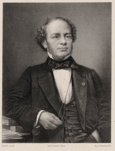 Retrato del compositor Jacques Fromental Halévy 1799-1862 de Auguste Lemoine