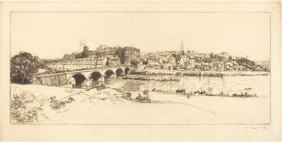 Angers - Vista panorámica de Auguste Lepere