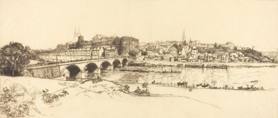Angers - Vista panorámica Angers - Vue panoramique, 1912 de Auguste Lepere