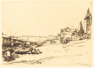 Angers - La casa del rey de Polonia de Auguste Lepere