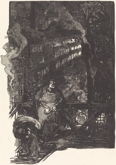 Atelier de magisserie aux Gobelins de Auguste Lepere