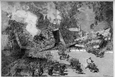 Catástrofe de las arenas del Prado, Marsella de Auguste Lepere