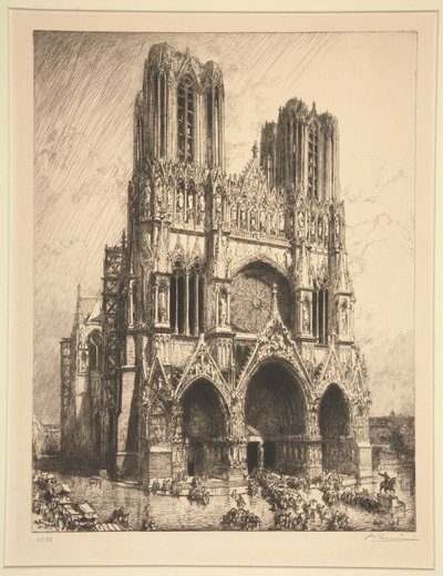 Catedral de Reims de Auguste Lepere