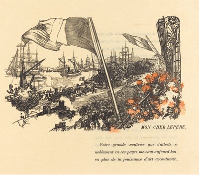 Página de dedicación, publicada en 1900 de Auguste Lepere