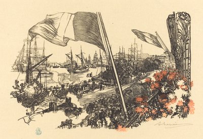 Página de dedicación, publicada 1900 de Auguste Lepere