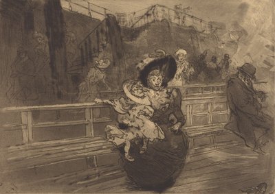 Salida para Greenwich, 1891 de Auguste Lepere