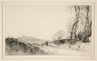 Derni?res feuilles (Vend?e) (Últimas hojas [Vendée]) de Auguste Lepere
