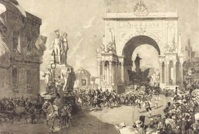 Fêtes jubilaires de Bruxelles de Auguste Lepere